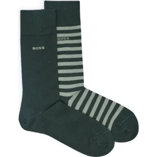 BOSS BLACK Skarpety 2-pack 2P RS Stripe CC - Skarpetki męskie - miniaturka - grafika 1