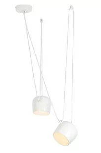KingHome Lampa wisząca Eye 2 - biała MD20502-A-200.WH.2 - Lampy sufitowe - miniaturka - grafika 1