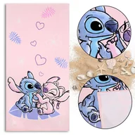 Okrycia kąpielowe dla dzieci - Lilo i Stitch Ręcznik bawełniany, ręcznik plażowy, dla dzieci 70x140 cm OEKO-TEX - miniaturka - grafika 1