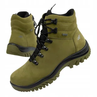 Buty męskie trekkingowe 4F zimowe [OBMH255 45S] - Buty trekkingowe męskie - miniaturka - grafika 1