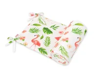 Ochraniacze do łóżeczka - Uniwersalny Ochraniacz Do Łóżeczka - Flamingi Koralowe - miniaturka - grafika 1