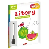 Książki edukacyjne - Litery. Akademia Mądrego Dziecka. Rysuję i ścieram - miniaturka - grafika 1