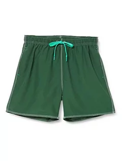 Spodenki damskie - ARENA Męskie kąpielówki Boxer Fundamentals Solid szorty kąpielowe zielony Wood Green-Golf Green m - grafika 1