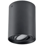 Lampy sufitowe - Polux Lampa natynkowa HADAR 1X10W GU10 czarna 313102 SANICO 313102 - miniaturka - grafika 1