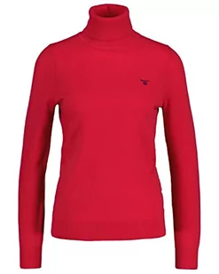 GANT Damski sweter MD. Extrafine Lambswool Rollneck Pulver, Sunset PINK, 3XL - Swetry damskie - miniaturka - grafika 1
