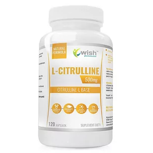 WISH WISH L-Citrulline 500mg 120caps - Aminokwasy - miniaturka - grafika 1
