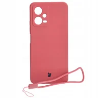 Etui i futerały do telefonów - Bizon Etui Case Silicone Sq do Xiaomi POCO X5, brudny róż - miniaturka - grafika 1