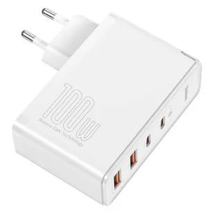 Baseus GaN2 Pro szybka ładowarka sieciowa 100W USB / USB Typ C Quick Charge 4+ Power Delivery biały (CCGAN2P-L02) - Ładowarki do telefonów - miniaturka - grafika 8