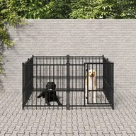 Budy dla psów - Lumarko Kojec zewnętrzny dla psa, stalowy, 3,75 m²! - miniaturka - grafika 1