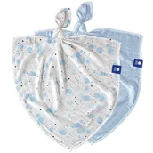 Pieluchy - Pieluszka bambusowa 2-pack Sky Blue 30x30, Bamboo Line Texpol - miniaturka - grafika 1