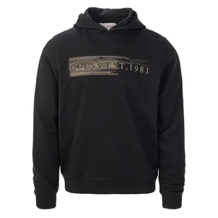 Męska Bluza GUESS BEAU HOODIE SWEATSHIRT M3YQ36KBK32-JBLK – Czarny - Bluzy męskie - miniaturka - grafika 1