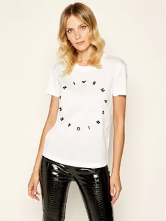 Koszulki i topy damskie - Emporio Armani T-Shirt 6G2T7I 2JQ3Z 0100 Biały Regular Fit 38, 40, 42, 44 - grafika 1