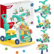 Chodziki - WOOPIE BABY Chodzik 5w1 Multifunkcyjny Niebieski 1+ - miniaturka - grafika 1