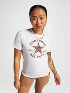 Koszulki i topy damskie - Converse Koszulka w kolorze białym - miniaturka - grafika 1