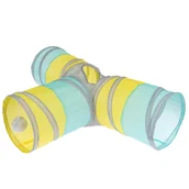 Zabawki dla kotów - TIAKI Tunel dla kota rakieta w kształcie litery T - Ø 25 x dł. 120 cm - miniaturka - grafika 1