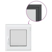 Tablice i flipcharty - vidaXL Okno piwniczne RISOR 50x50 cm uchylno-rozwierne DIN prawe - miniaturka - grafika 1