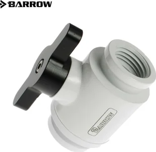 Barrow Barrow Ball Valve 10mm G1/4 Zoll Kugelhahn, weiß - schwarz - Chłodzenie wodne - miniaturka - grafika 1
