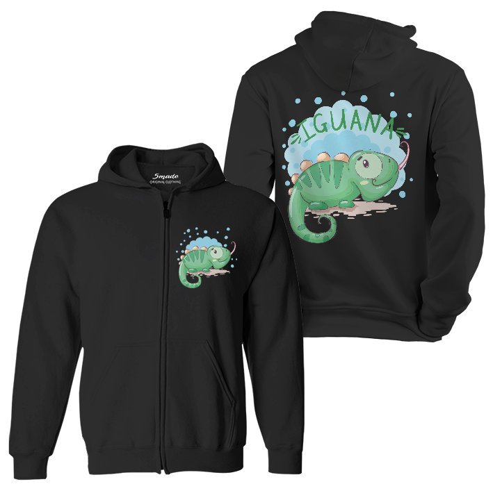 Bluza dziecięca rozpinana z kapturem Iguana 128 5made
