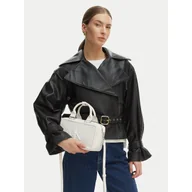 Torebki damskie - Torebka Calvin Klein Bold Ck Bauletto Crossbody LV04F3411G Biały - miniaturka - grafika 1