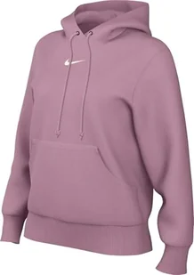 Nike Damska bluza sportowa Phoenix Std Po z kapturem, Elemental Pink/Sail, L - Bluzy damskie - miniaturka - grafika 1