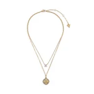 Naszyjniki - Naszyjnik Guess JUBN05 507JW Złoty - miniaturka - grafika 1