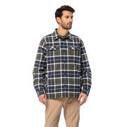 Koszule męskie - Męska koszula flanelowa Jack Wolfskin VAN VIEW SHIRT M night blue 41 - S - miniaturka - grafika 1