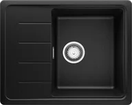 Zlewozmywaki - Zlew BRANDE LINK 620-45 BLACK METALLIC (czarny metalik) - miniaturka - grafika 1