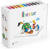 Zabawki interaktywne dla dzieci - Interaktywna plastelina PTAKI / 18 kolorów / masa plastyczna / HEY CLAY - miniaturka - grafika 1
