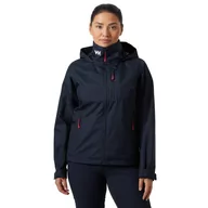 Kurtki damskie - Damska kurtka żeglarska Helly Hansen Crew Hooded Jacket 2.0 navy - M - miniaturka - grafika 1