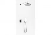 Zestawy prysznicowe - Kohlman QW210AR35 AXEL zestaw prysznicowy z deszczownic$511 35cm i s$512uchawk$513 - miniaturka - grafika 1