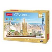 Puzzle - Puzzle 3D City Line Barcelona - miniaturka - grafika 1