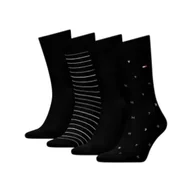 Skarpetki damskie - Skarpetki 4 pary TH Men Sock 4P Tin Giftbox Black 701235375 002 804 (TH1412-b) Tommy Hilfiger - miniaturka - grafika 1
