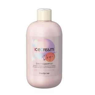 Inebrya Ice Cream Dry-T, odżywczy szampon do włosów suchych, puszących się i po zabiegach, 300ml - Szampony do włosów - miniaturka - grafika 1