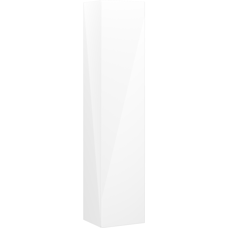 Mexen Orio słupek łazienkowy 35 cm, 1 drzwi, biały połysk - 91A11-03016-1-BF00