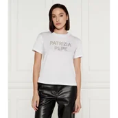 Koszulki i topy damskie - Patrizia Pepe T-shirt | Regular Fit - miniaturka - grafika 1