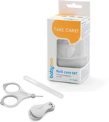 Inne akcesoria do pielęgnacji dzieci - Babyono Zestaw Do Pielęgnacji Paznokci Dla Dzieci I Niemowląt Szary - miniaturka - grafika 1