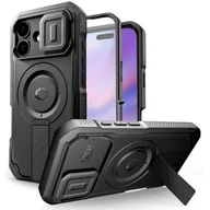 Etui i futerały do telefonów - Etui TECH-PROTECT Kevlar MagSafe do Apple iPhone 17 Czarny - miniaturka - grafika 1