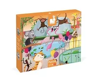 Puzzle - Janod Duże Puzzle - Wycieczka do Zoo, 20 elementów 3700217327743 - miniaturka - grafika 1