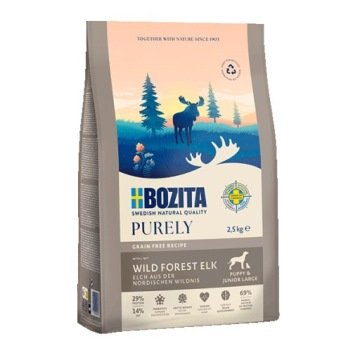 Bozita Dog Purely Puppy Large Grain Free, łoś - 11 kg