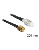 Wtyczki i adaptery - Delock Kabel SMA - FME, 0.2m - 88596 - miniaturka - grafika 1