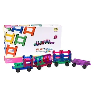 Klocki magnetyczne PLAYMAGS 155 - Klocki - miniaturka - grafika 1
