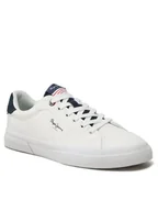 Trampki męskie - Pepe Jeans Tenisówki Kenton Flag M PMS30906 Biały - miniaturka - grafika 1