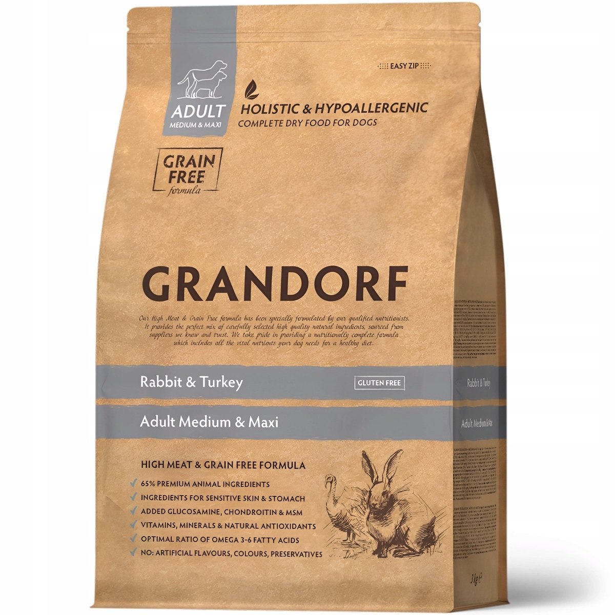 Grandorf Adult All Breeds Rabbit & Sweet Potato 3kg