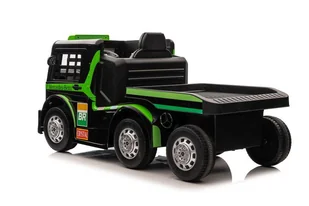 Auto Na Akumulator Mercedes + Naczepa XMX622B  Zielony LCD - Pojazdy elektryczne dla dzieci - miniaturka - grafika 5