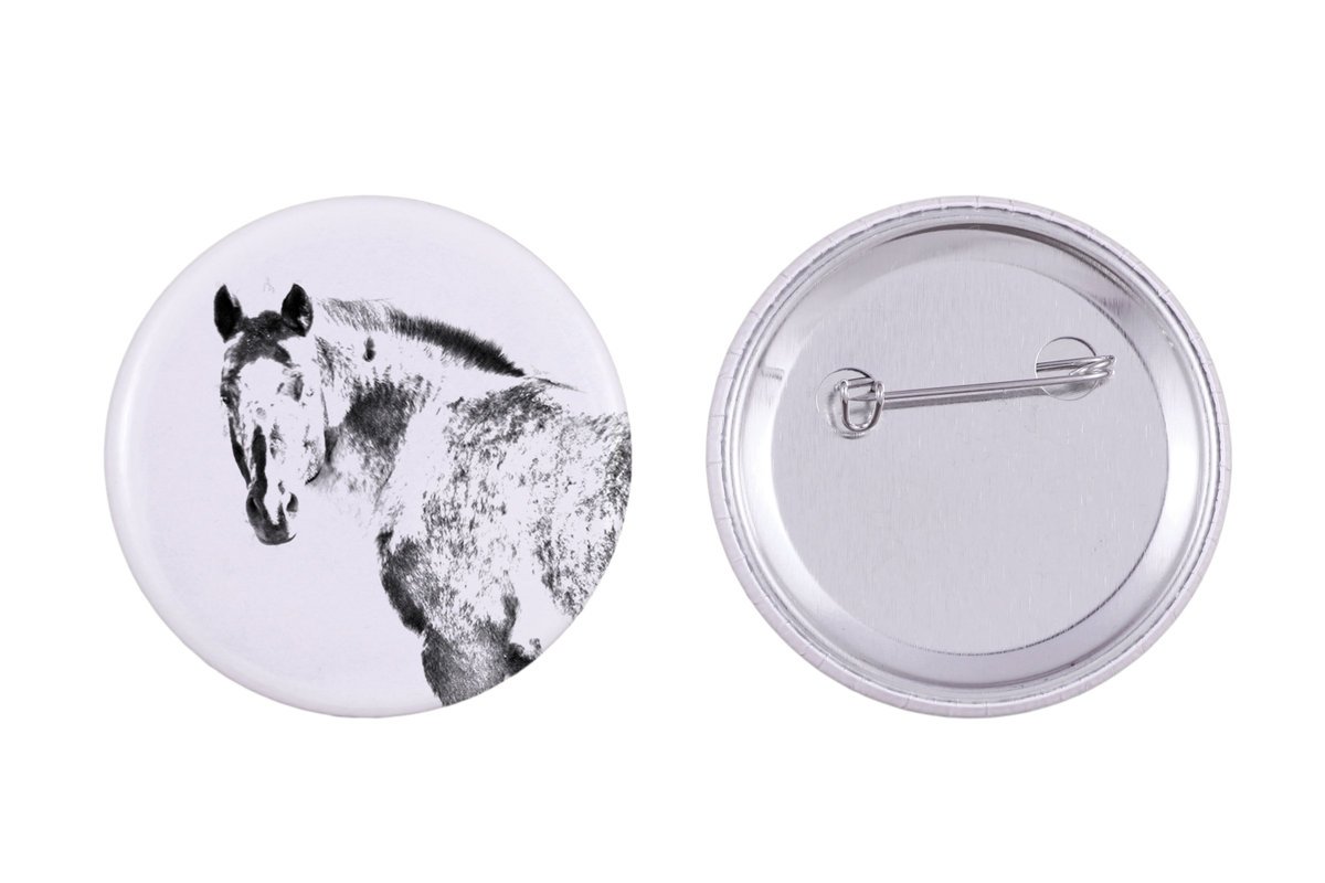 Appaloosa - ozdoba koszuli, przypinka do torby, idealny prezent z możliwościa dodanie swojej grafiki marki Art-Dog
