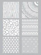 Scrapbooking - Szablon Sitodruk Motywy Etniczne - miniaturka - grafika 1