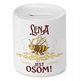 Skarbonka dla Leny na Urodziny Idealny Prezent z Nadrukiem ze Zdjęciem - Skarbonki - miniaturka - grafika 1