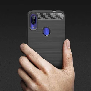 Crong Soft Armour Cover - Etui Xiaomi Redmi Note 7 (czarny) - Etui i futerały do telefonów - miniaturka - grafika 6