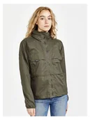 Kurtki i kamizelki sportowe damskie - Craft Kurtka przeciwwiatrowa "ADV Bike Ride" w kolorze khaki - miniaturka - grafika 1