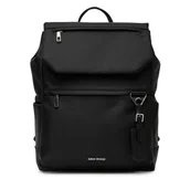 Torby na laptopy - Plecak Gino Rossi 06A10818-1 Czarny - miniaturka - grafika 1